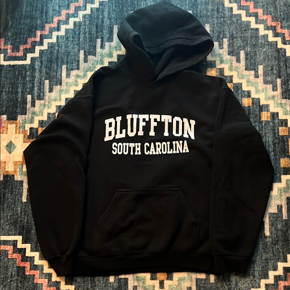 Gildan Black Bluffton South Carolina Hoodie